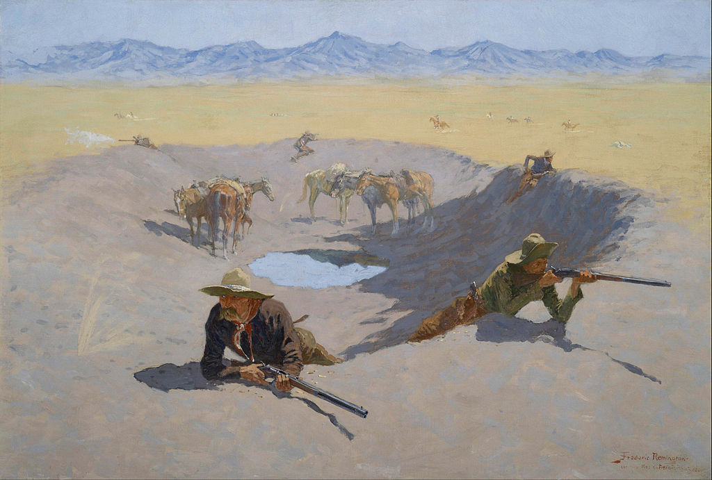 Fight for the Waterhole - Remington