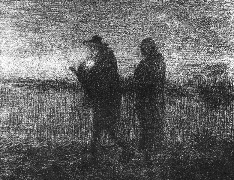 "The Flight into Egypt" by Jean-Francois Millet